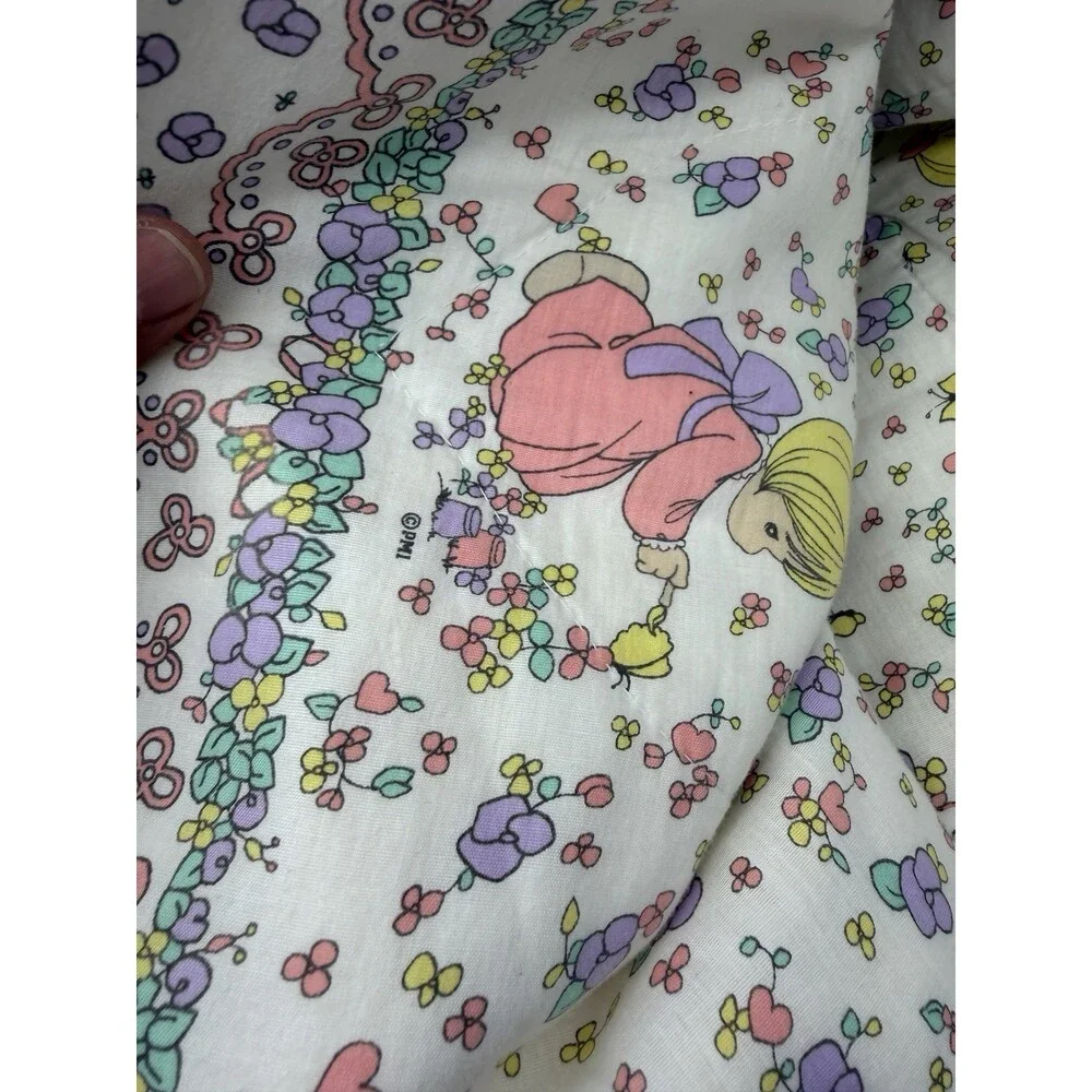 Precious Moments bedding PMI Spectrix patchwork cross-stitch comforter full